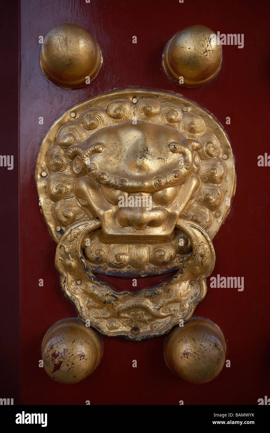 Detail Of An Ornate Door Knocker Stock Photo Alamy