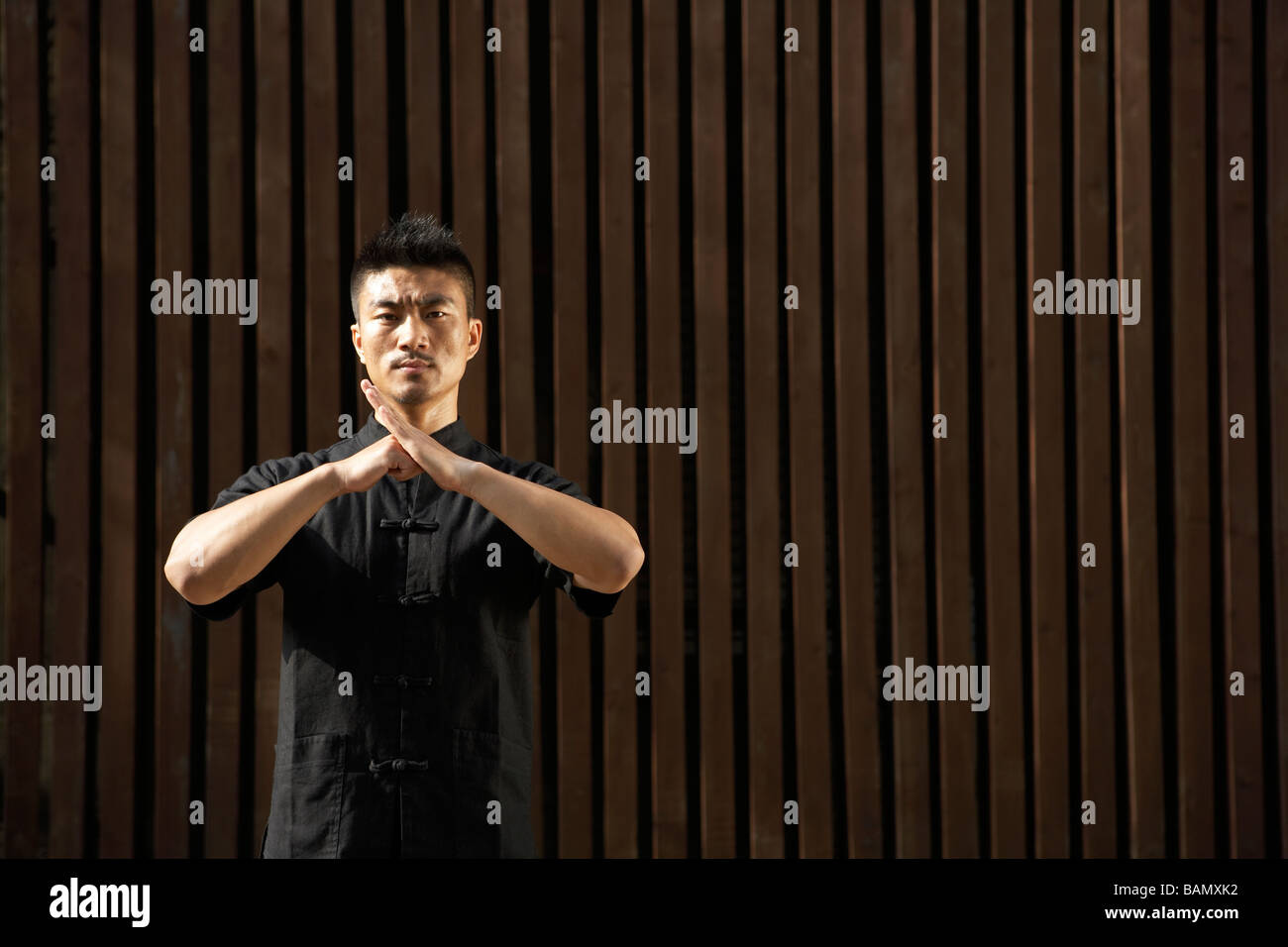 Man Practicing Martial Arts Stock Photo - Alamy