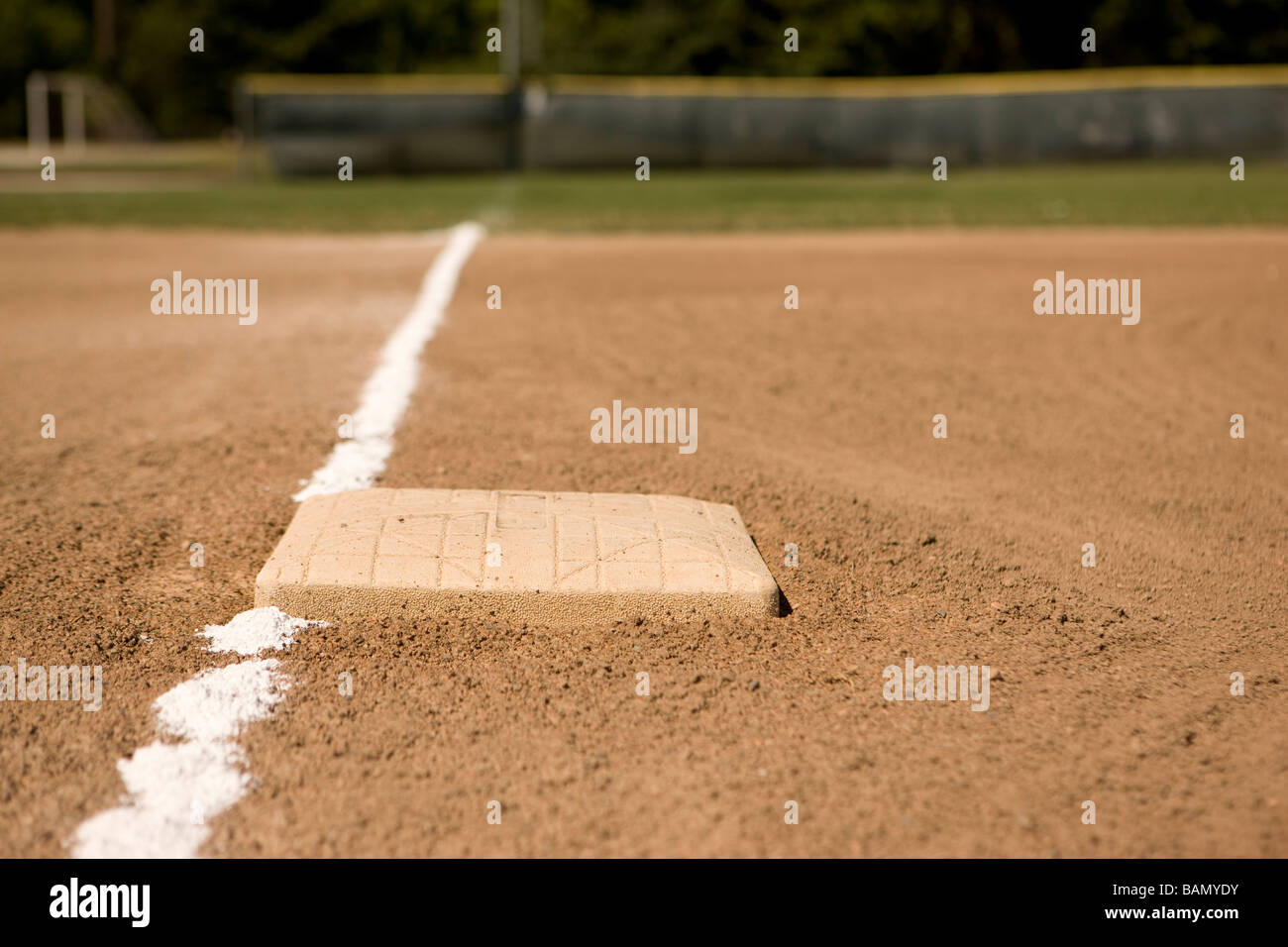 Down the line - baseball concepts Stock Photo