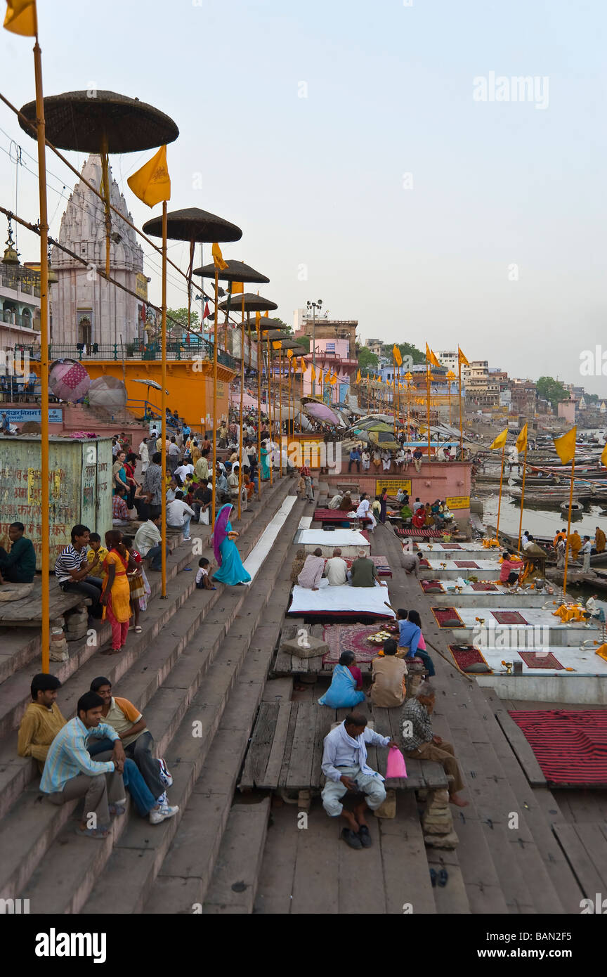 Varanasi Benares Uttar Pradesh India Stock Photo