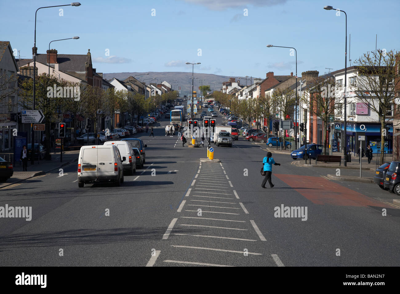 The main street in Cookstown at 1 25 miles long 2 01 km and 135 feet