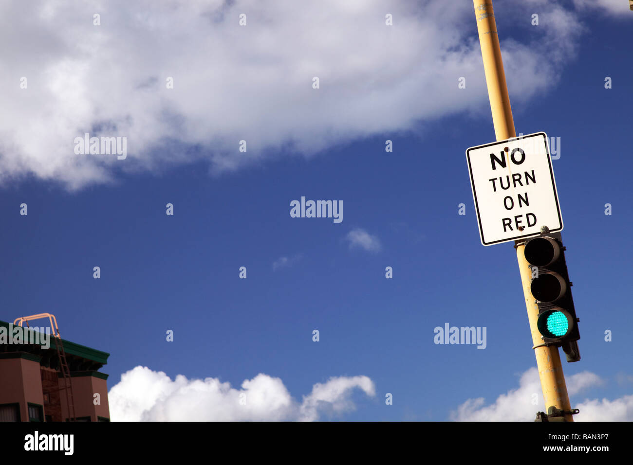 No right turn on red hires stock photography and images Alamy