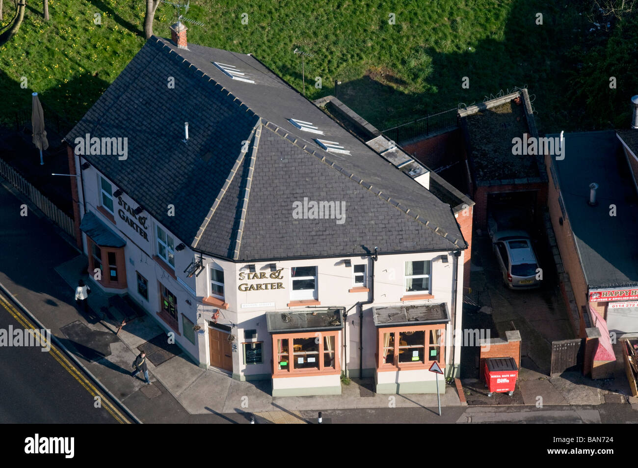 Star and Garter public house in Sheffield City South Yorkshire England Stock Photo