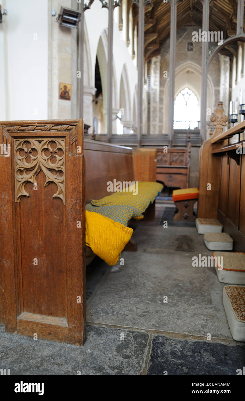 Wooden church pew hi-res stock photography and images - Alamy