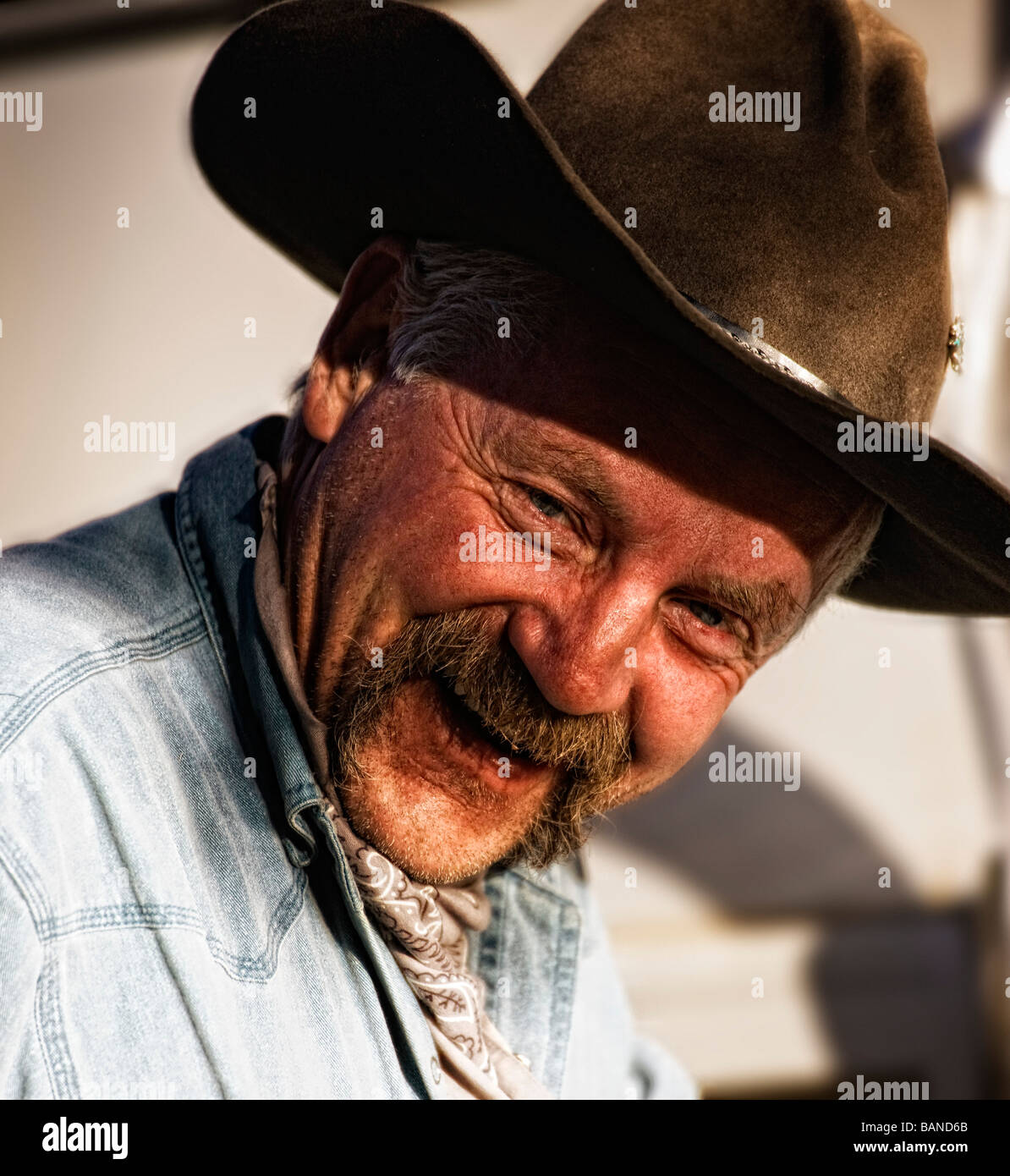 Portrait of cowboy Stock Photo