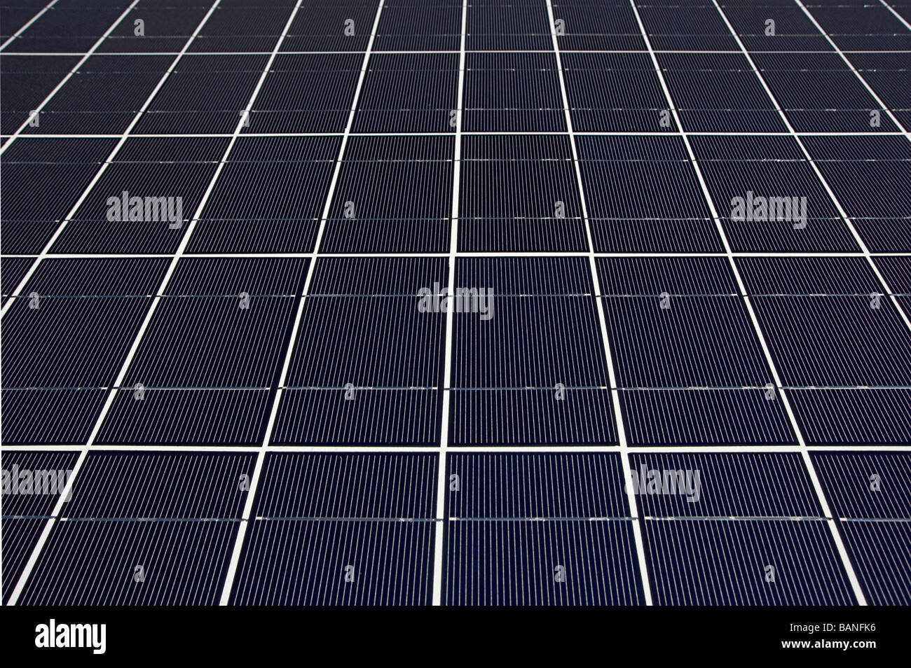 Photovoltaic solar panels Stock Photo