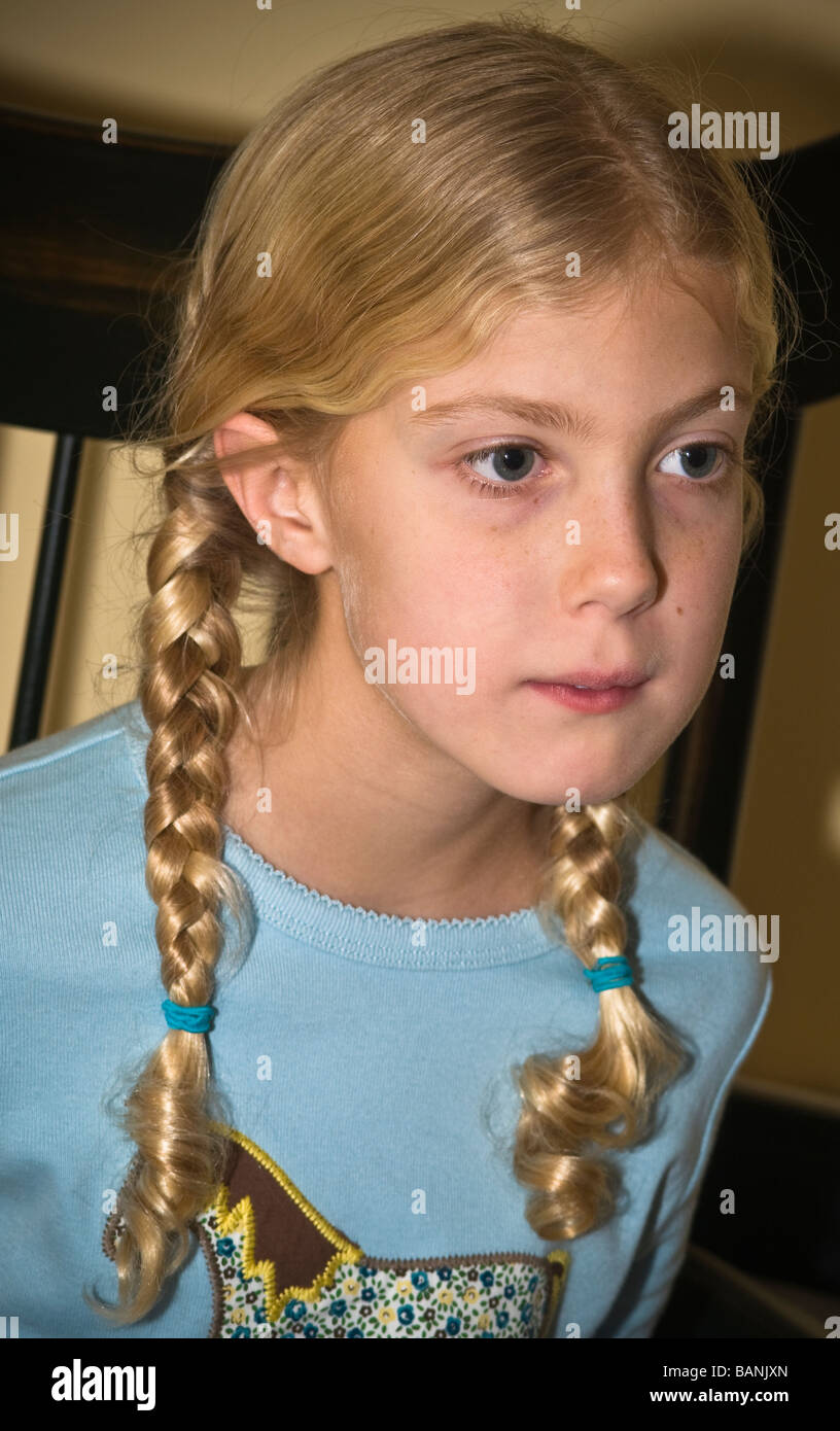 Pigtails Stock Photo