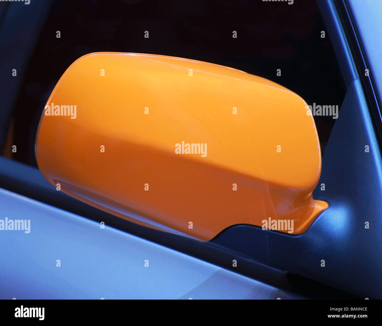 Closeup of a stylish modern car door mirror Stock Photo Alamy