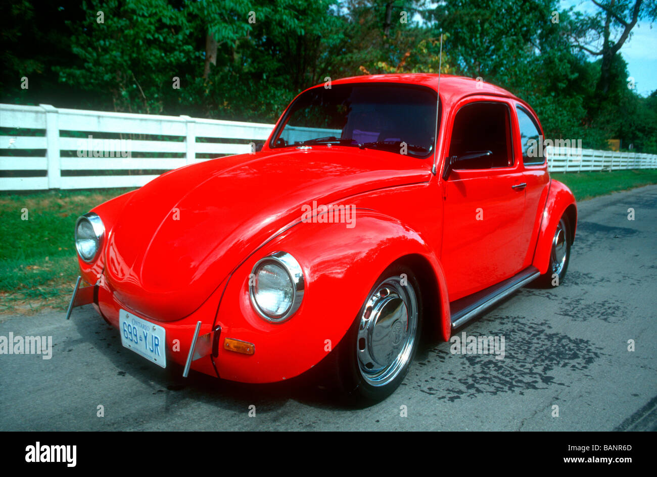 1972 Volkswagen Super Beetle Custom Stock Photo