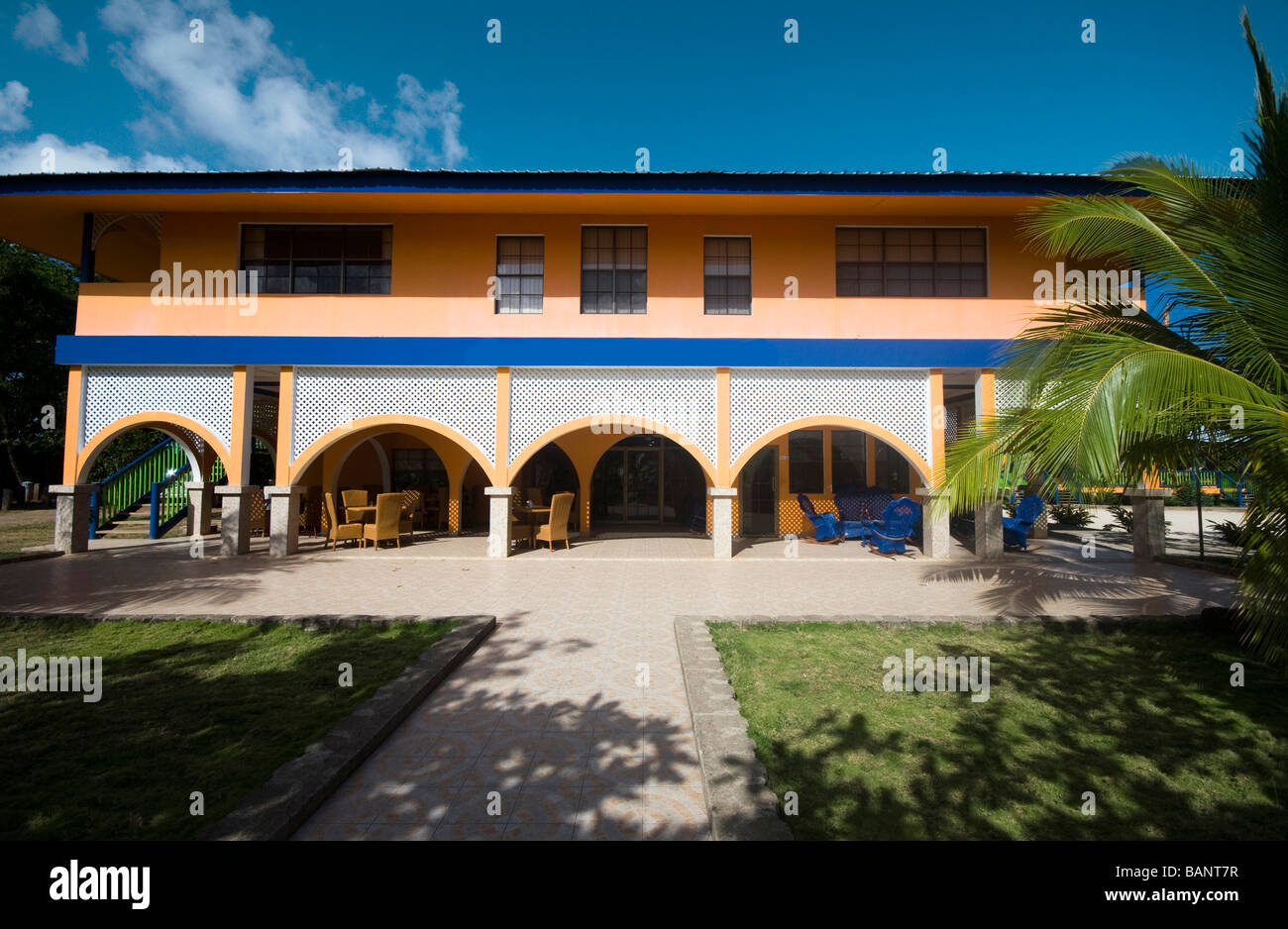 Corn Island Nicaragua hotel private cabanas with hammocks beachfront