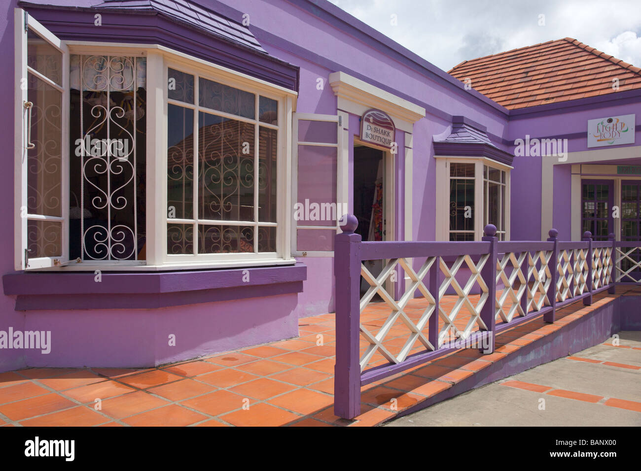 Pelican Craft Centre architectures in Bridgetown, West Coast of Barbados, 'West Indies' Stock Photo