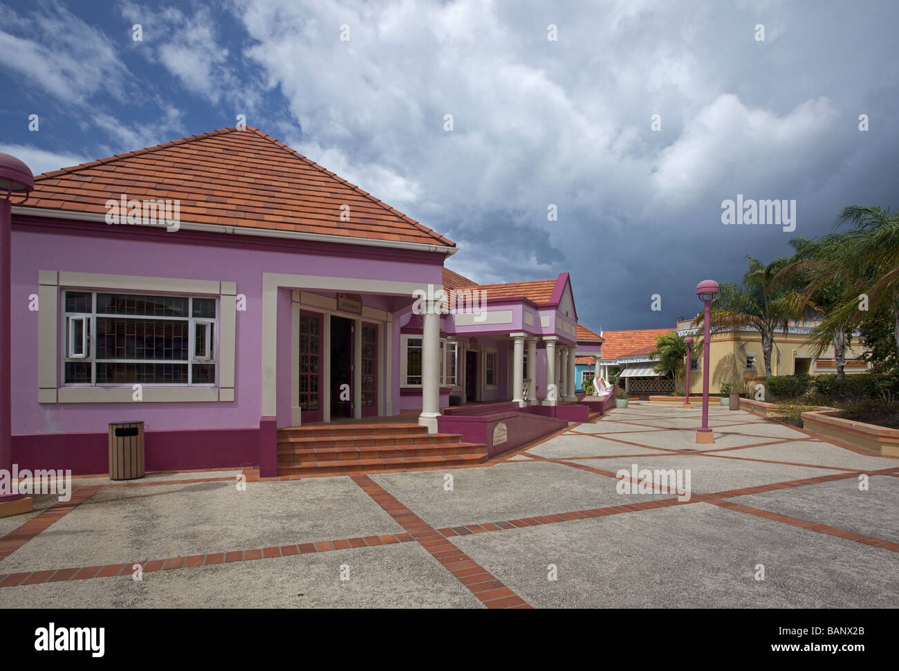 Pelican Craft Centre architectures in Bridgetown, West Coast of Barbados, 'West Indies' Stock Photo