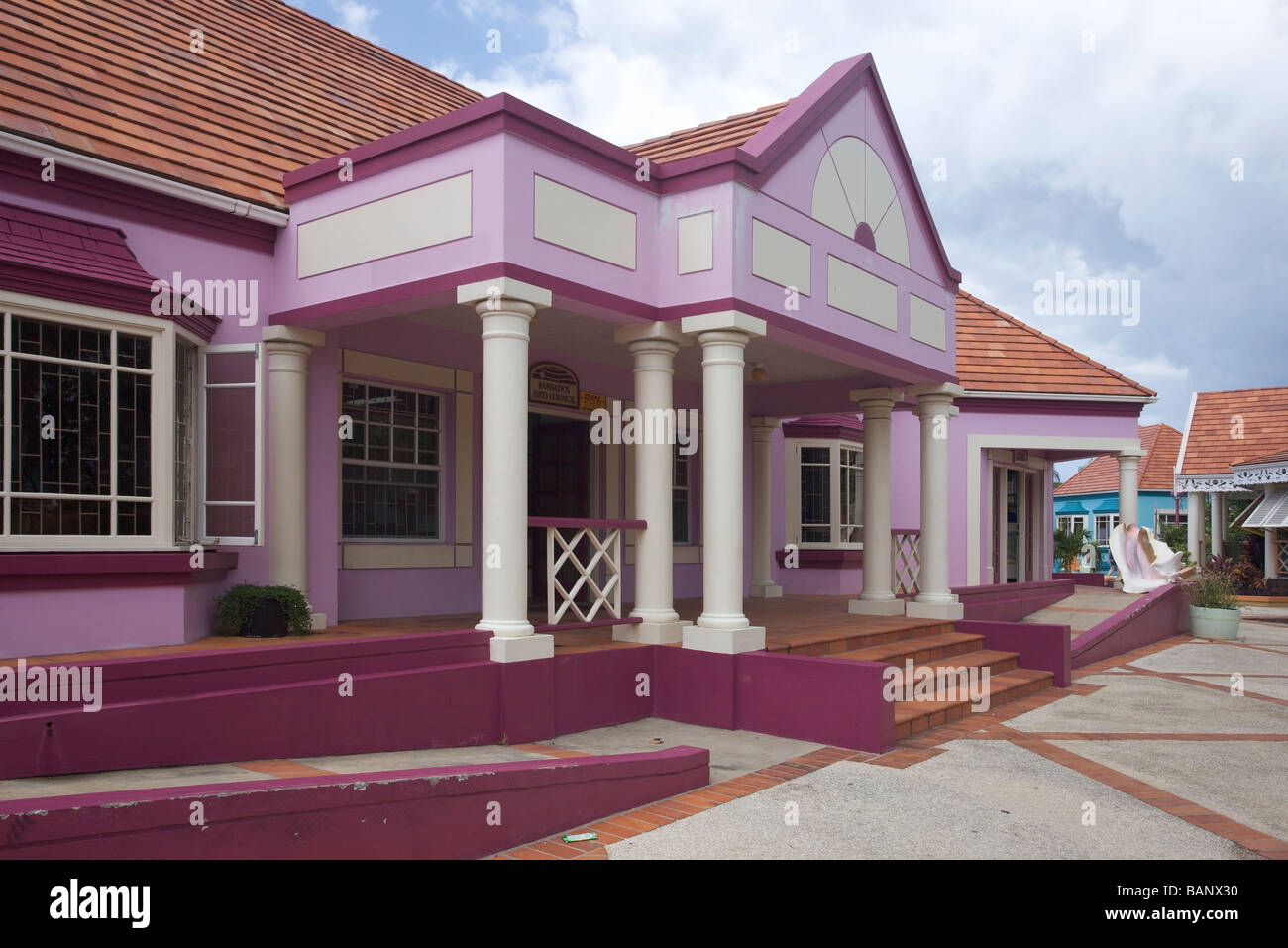 Pelican Craft Centre architectures in Bridgetown, West Coast of