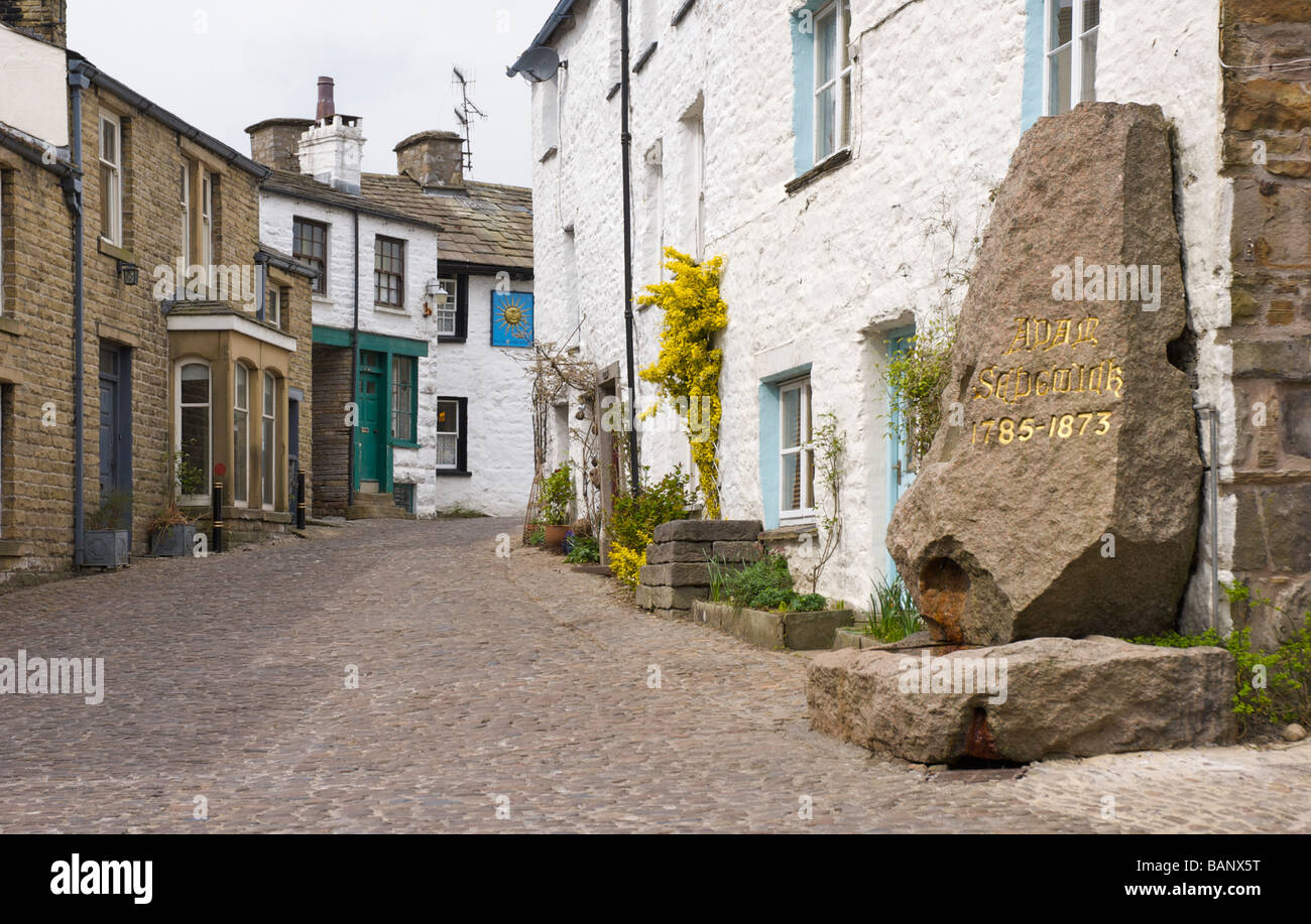 The Sedgwick monument in the village of Dent, Cumbria, England UK Stock