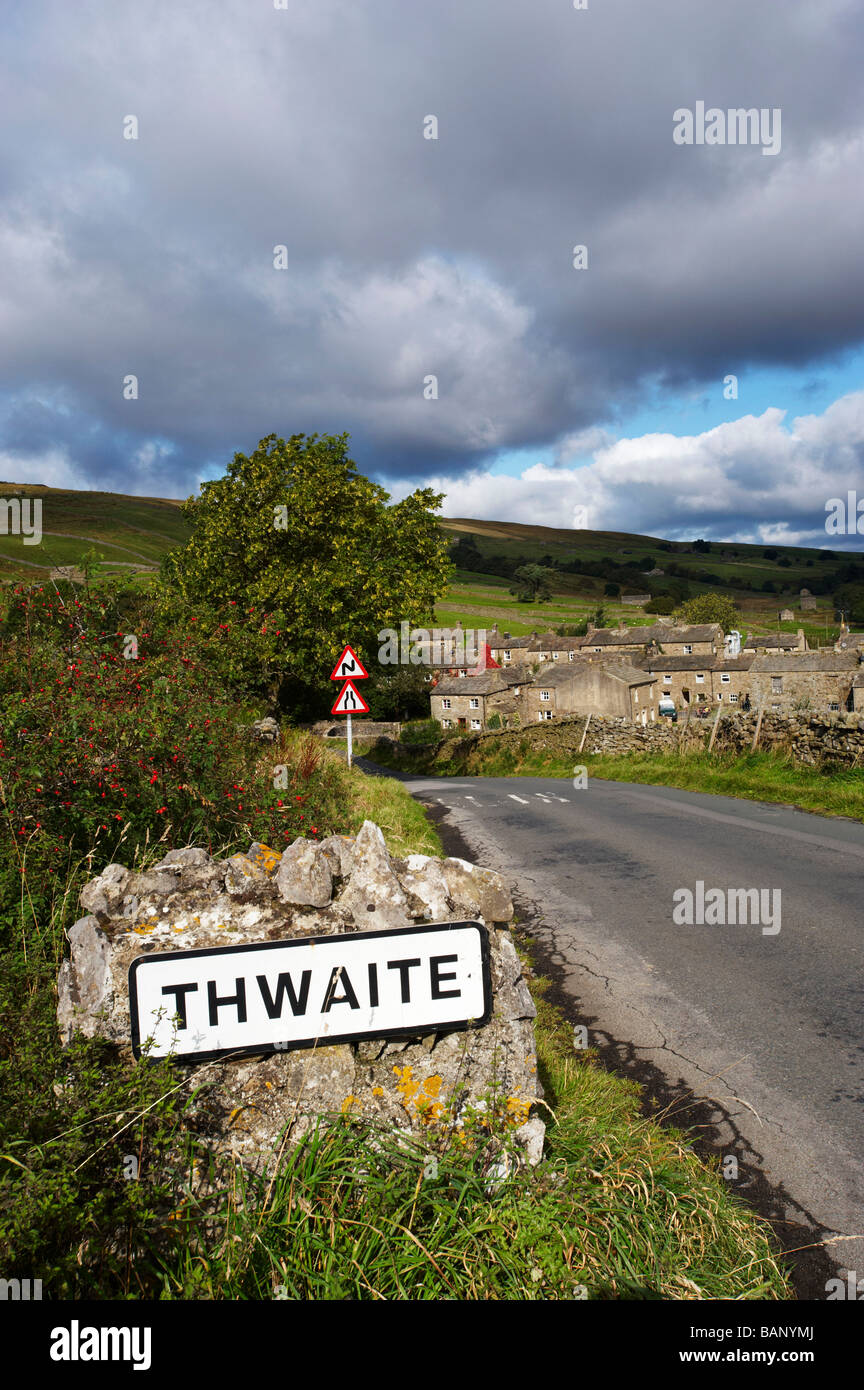 Thwaite Yorkshire UK Stock Photo