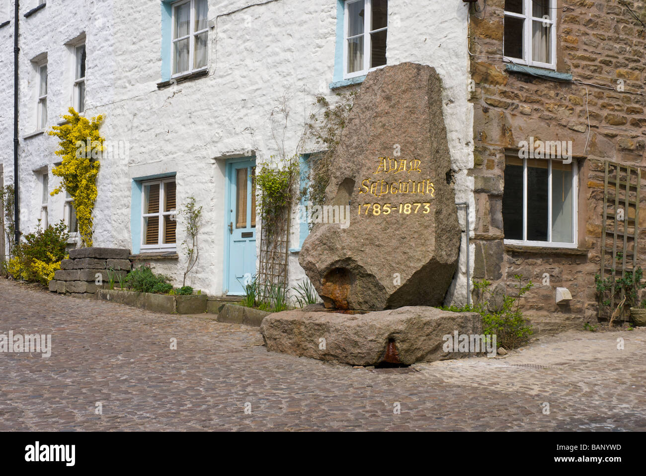 The Sedgwick monument in the village of Dent, Cumbria, England UK Stock