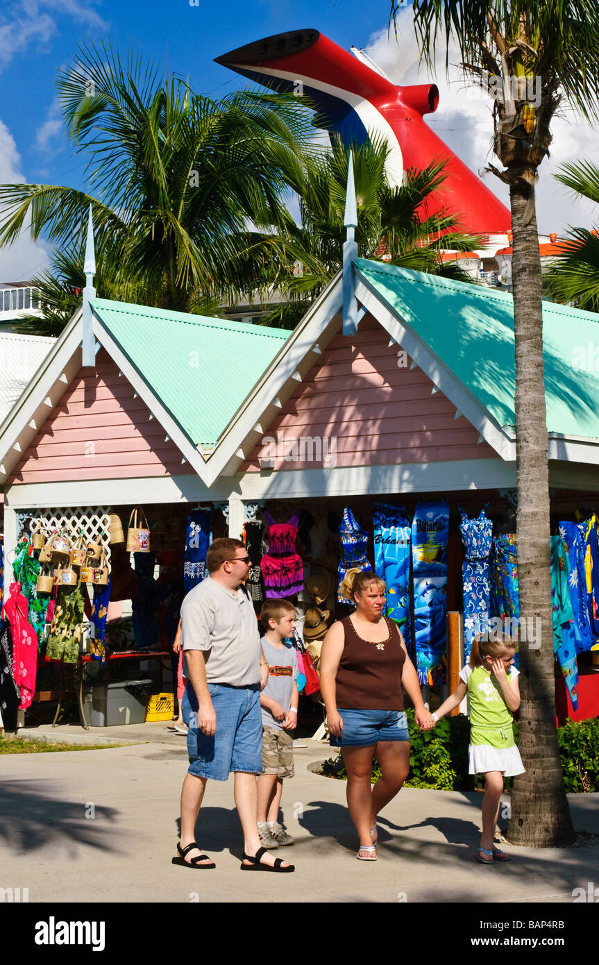 Lucayan cruise terminal and harbour marketplace Grand Bahama Bahamas