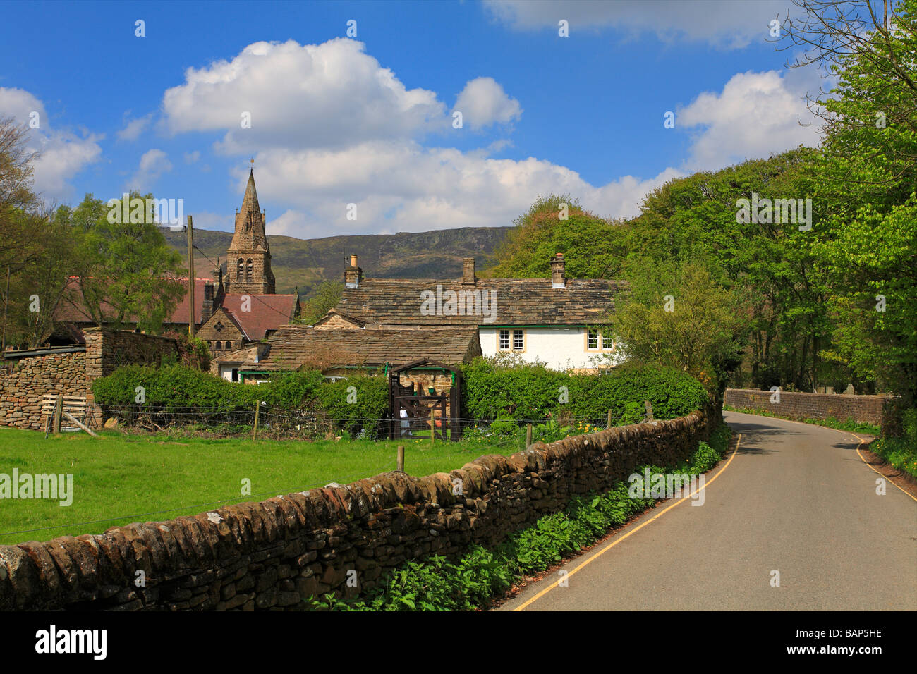 Edale, Derbyshire, Peak District National Park, England, UK Stock Photo ...