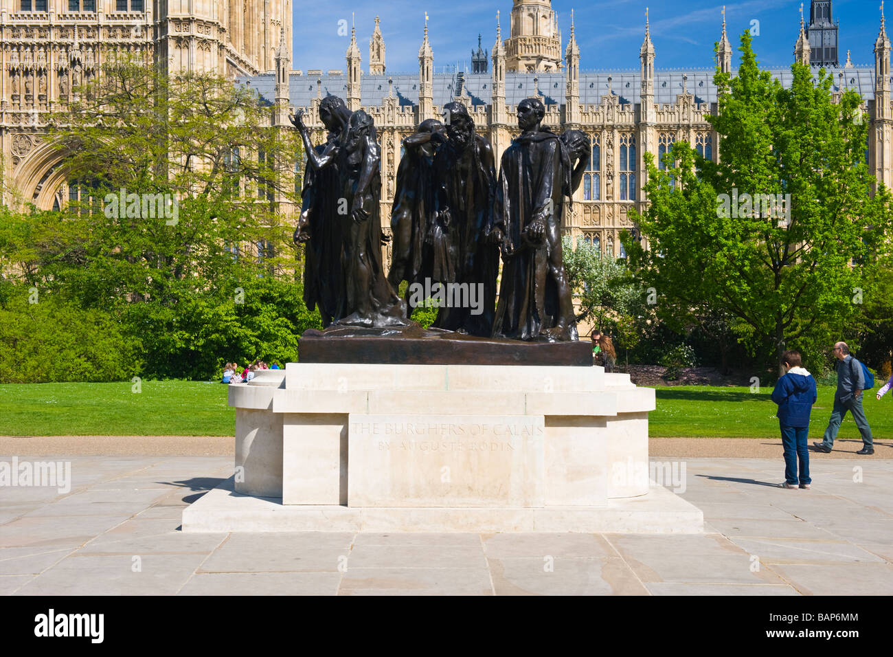 Parliament Square , Westminster , contemporary metal bronze cast