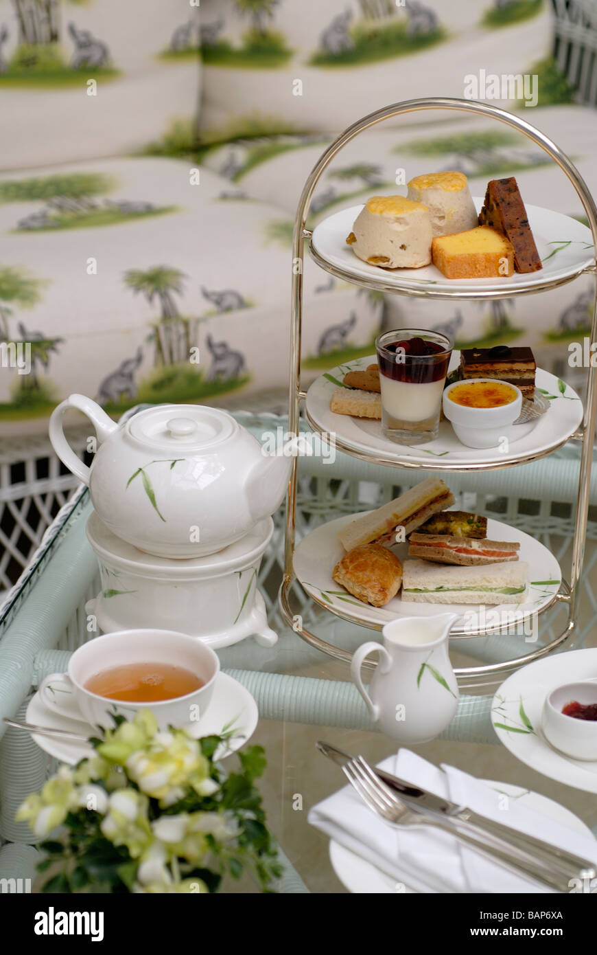 Afternoon tea The Hotel Oriental Bangkok Thailand Asia. Mandarin