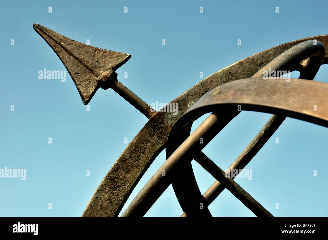 Armillary sphere or compass. Stock Photo