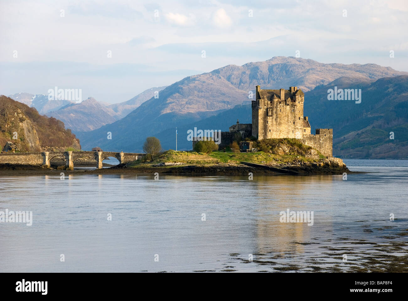 Eilean Donan Castle Dornie Wester Ross Scotland Stock Photo