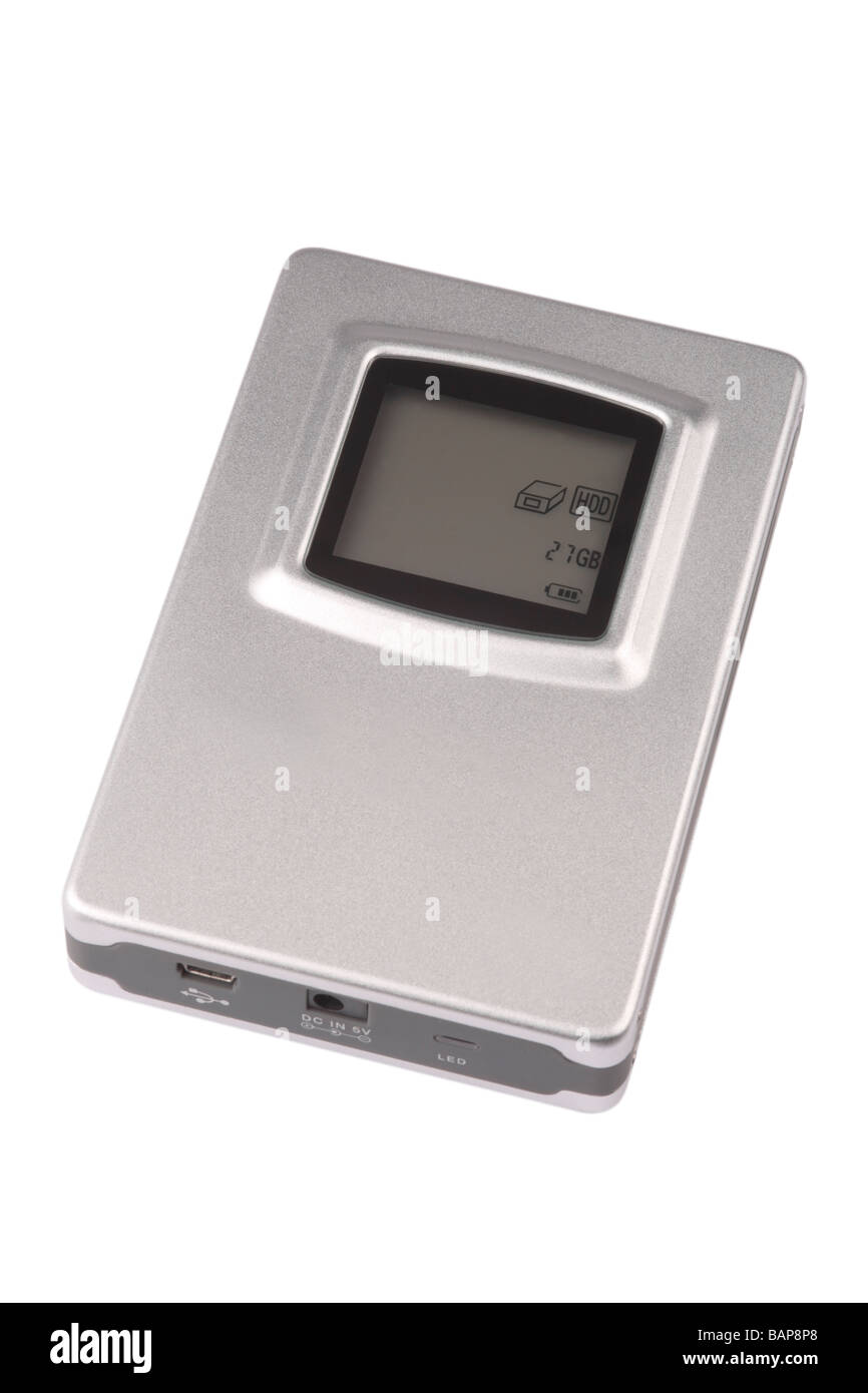 Portable hard drive Stock Photo - Alamy