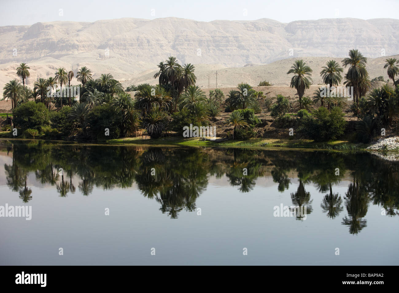 Banks of the River Nile, Luxor, Egypt Stock Photo