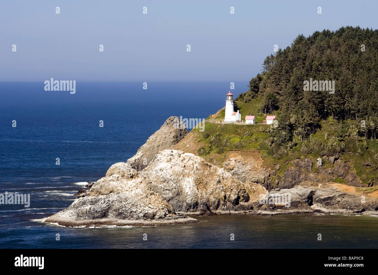 Heceta Head Lighthouse - near Florence, Oregon Stock Photo