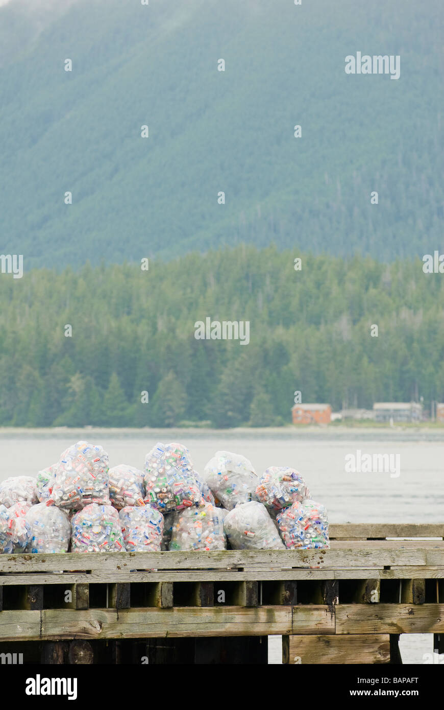 Bags Aluminum Cans In Trash High Resolution Stock Photography and