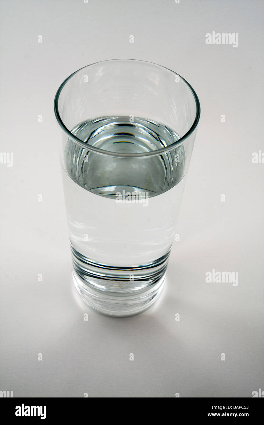 Tall glass of water Stock Photo Alamy
