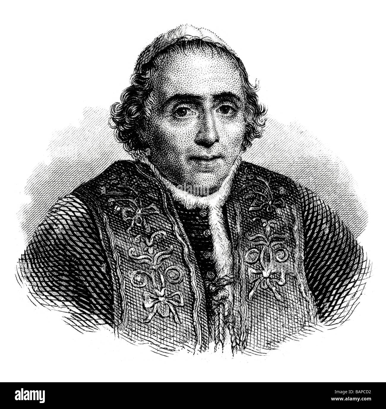 Pope Pius VII Stock Photo