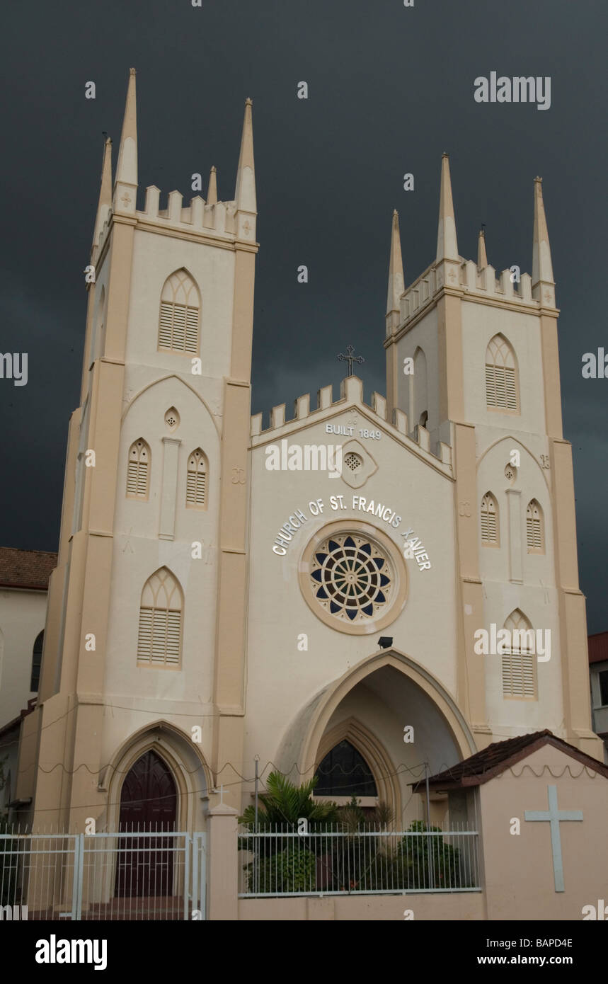 St Francis Xavier Church, Melaka, Malaysia Stock Photo