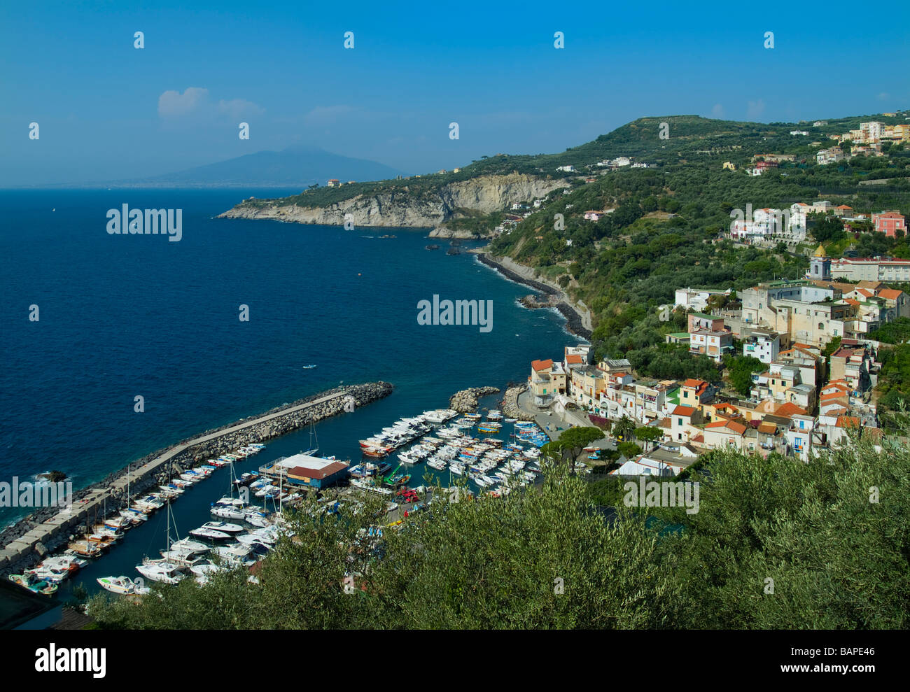 Massa Lubrense, Campania, 'Neapolitan Riviera', Italy Stock Photo - Alamy