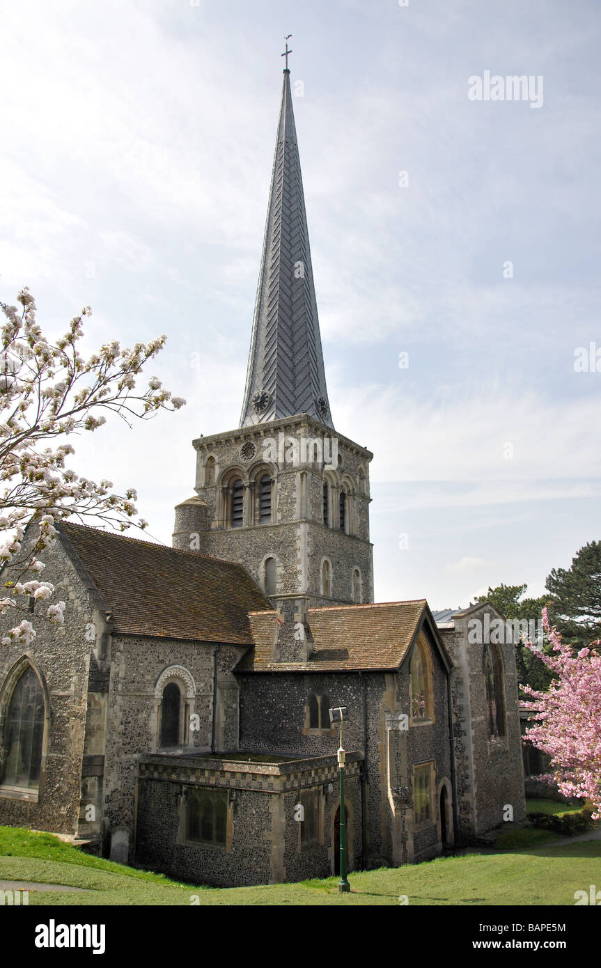 St.Mary's Church, Old Town, Hemel Hempstead, Hertfordshire, England, United Kingdom Stock Photo
