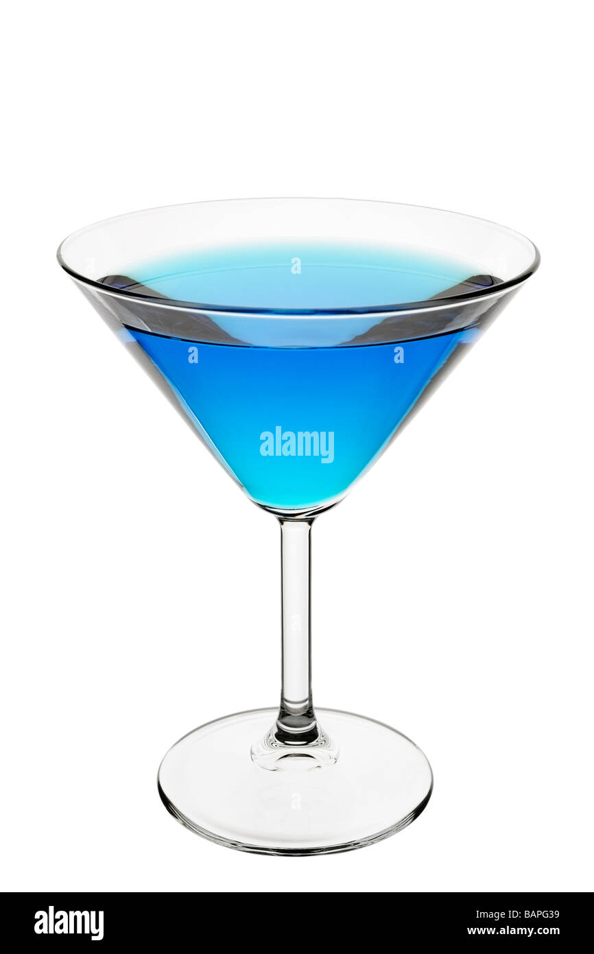Blue Curacao Cocktail Stock Photo Alamy