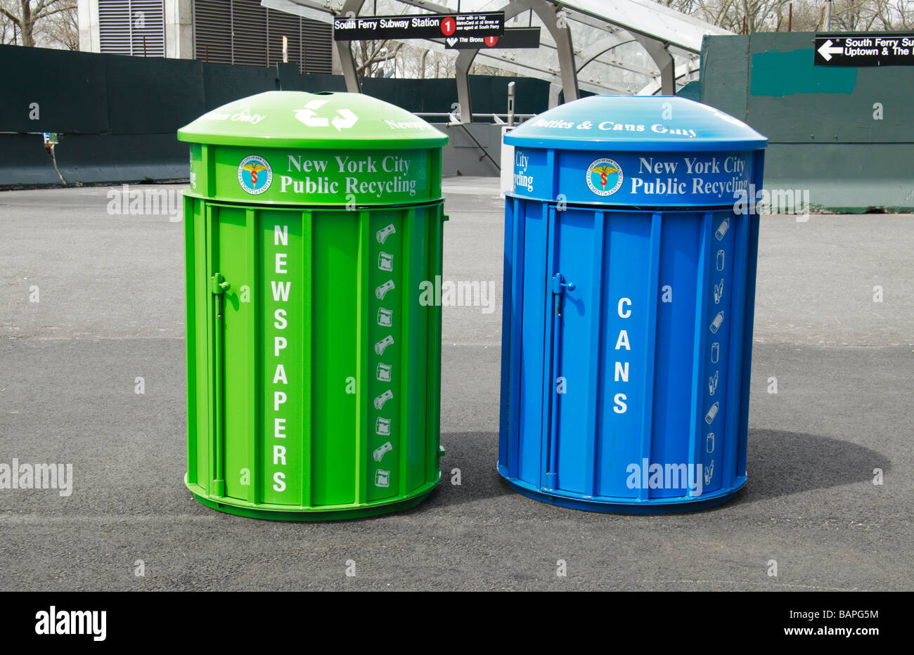 Recycling bins station hires stock photography and images Alamy
