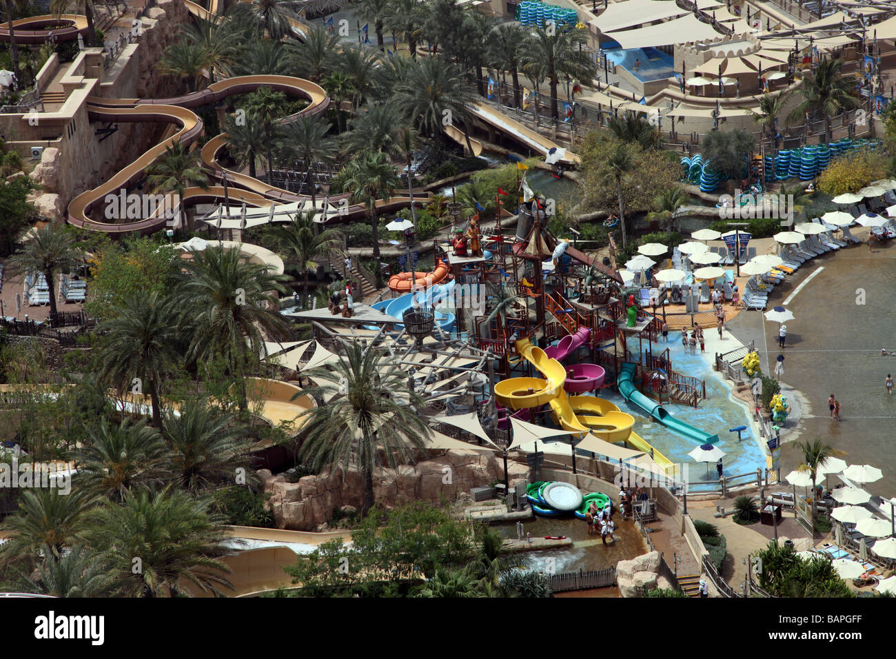 Wild Wadi water amusement park Dubai United Arab Emirates Stock Photo
