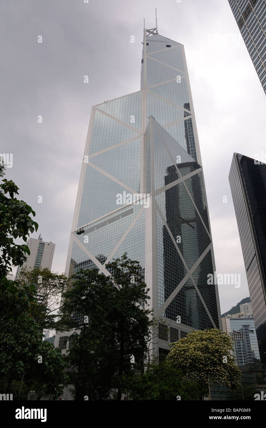 Bank of China Tower Hong Kong City Stock Photo