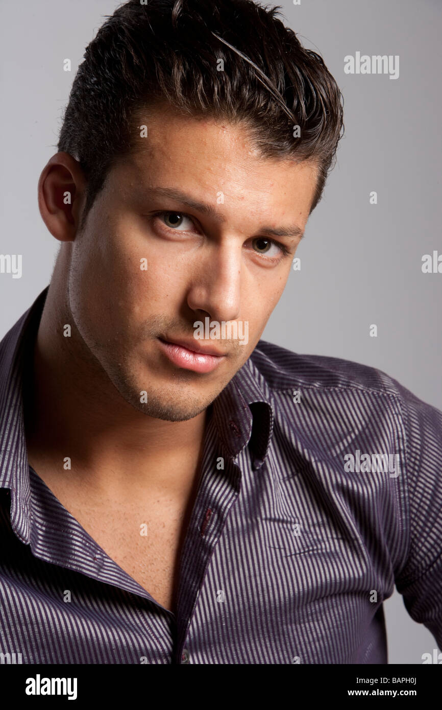 Good looking man portrait Stock Photo - Alamy