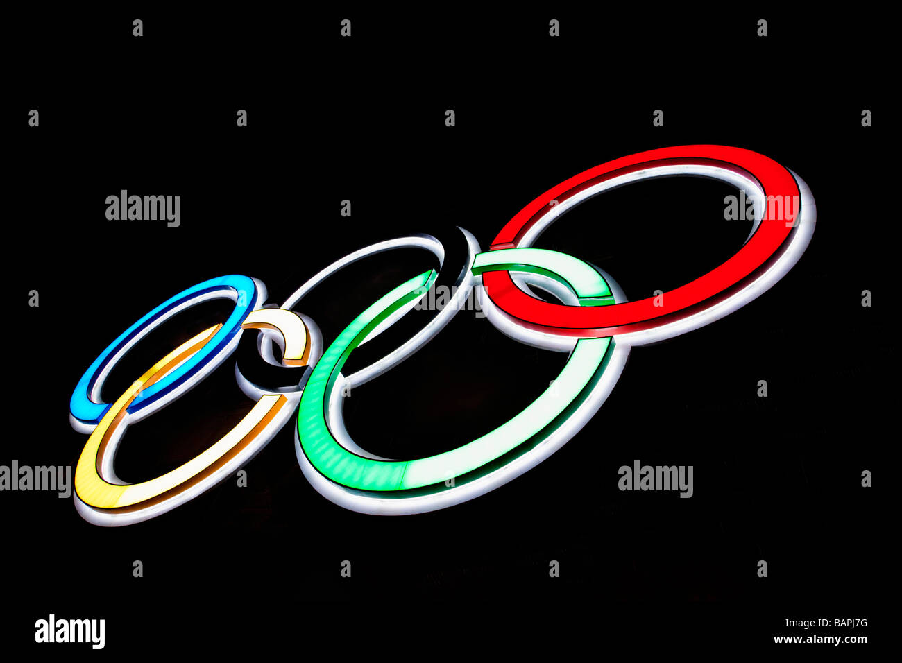 China olympics logo hi-res stock photography and images - Alamy