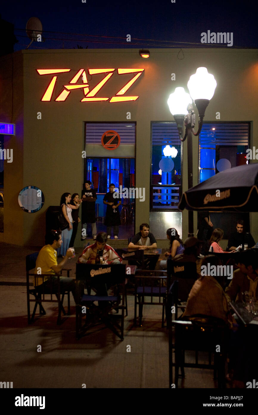 Tazz Bar in Plaza Serrano, Palermo Soho, Buenos Aires, Argentina Stock Photo