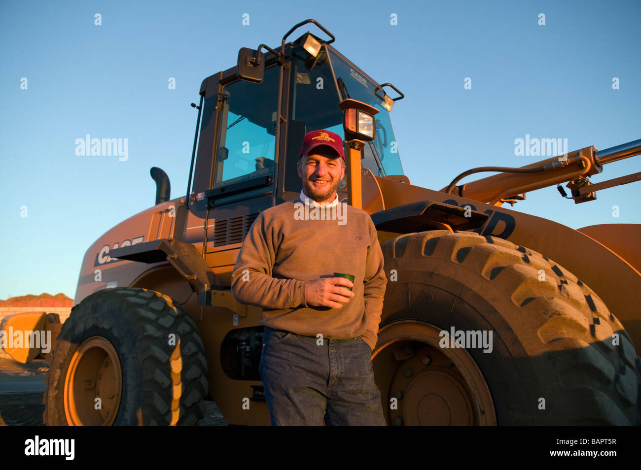 Front end loader operator hires stock photography and images Alamy