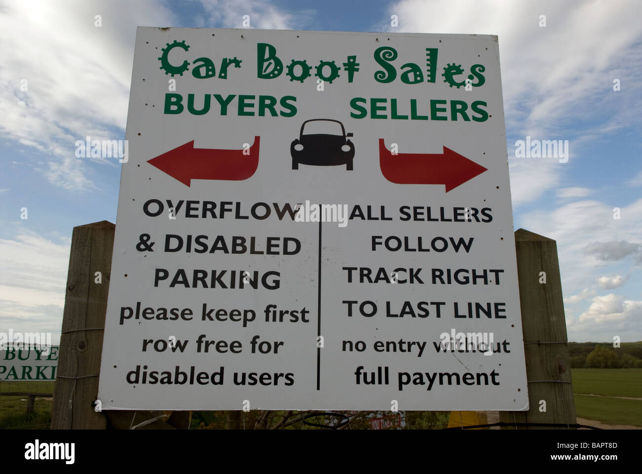 Car boot sale sign hires stock photography and images Alamy
