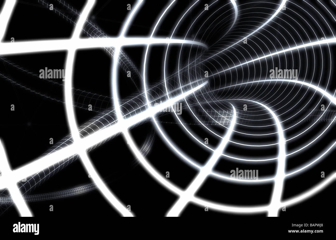Abstract image; Black and white spiral abstract Stock Photo - Alamy