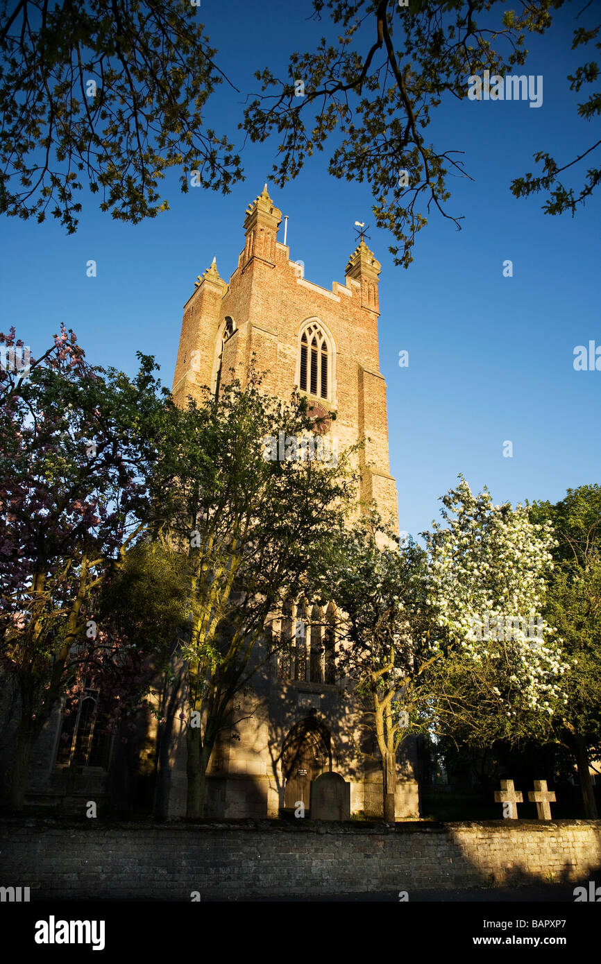 All Saints Church Cottenham architecture inspired by the vicar visit to Russia Stock Photo
