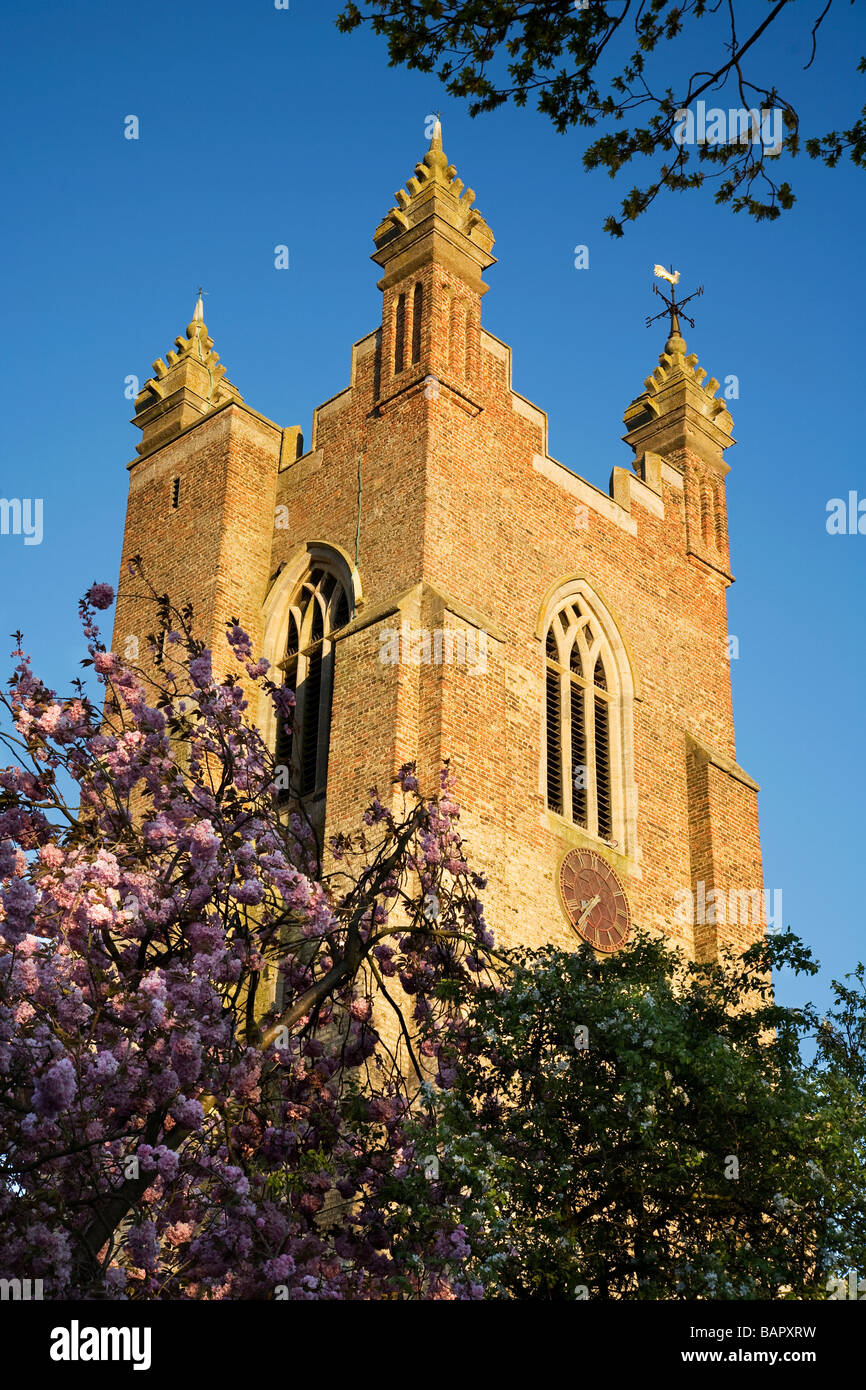 All Saints Church Cottenham architecture inspired by the vicar visit to Russia Stock Photo