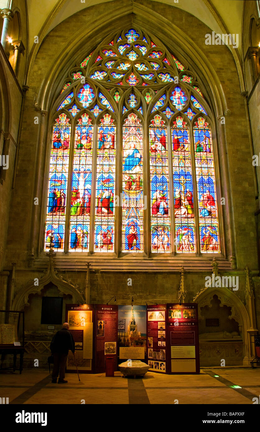 Chichester cathedral stained glass hires stock photography and images