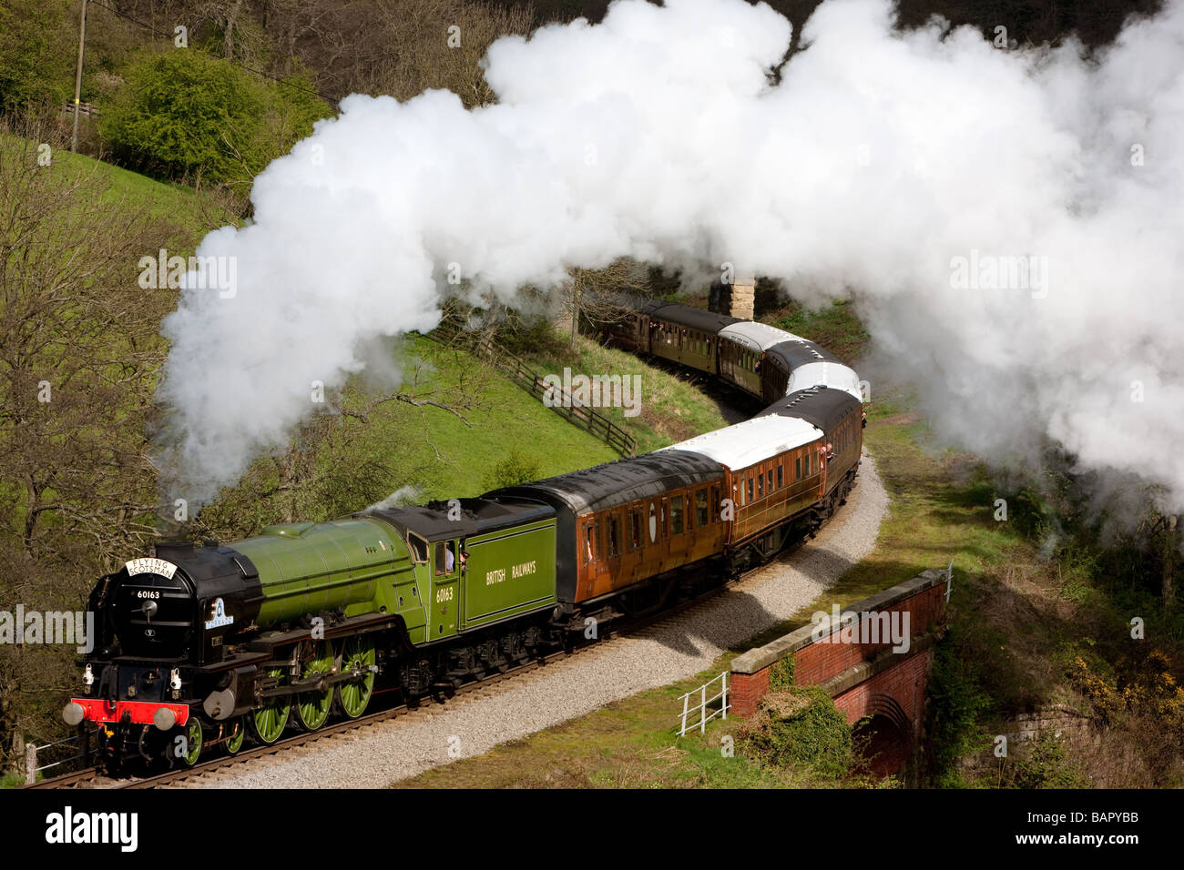 Tornado 60163 steam locomotive train hi-res stock photography and