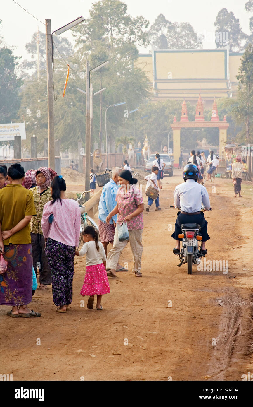 The people and streets of rural Cambodia Stock Photo Alamy